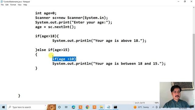 04 Java If else switch statements смотреть онлайн