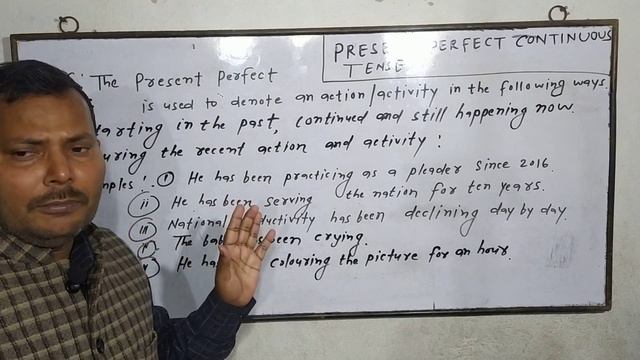 Present perfect continuous Tense.part-5 смотреть онлайн