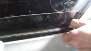 Как снять наружний уплотнитель СТЕКЛА "бархотка" ЛАДА ГРАНТА