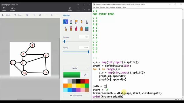 How to Implement Depth-First Search in Python | Depth First Search in Python | DFS Algorithm смотреть онлайн