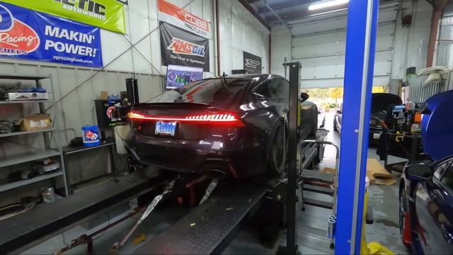 2021 Audi Rs7 tuned dyno pull смотреть онлайн