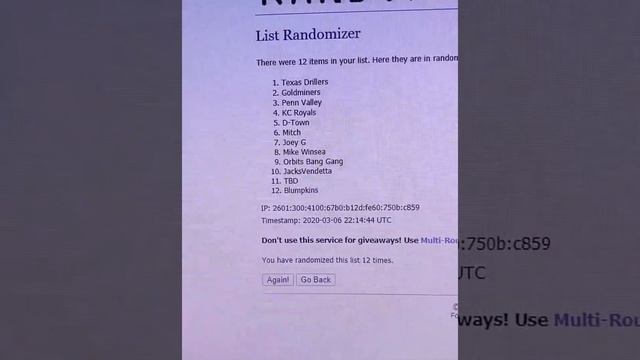 Dynasty Baseball League random draft order смотреть онлайн
