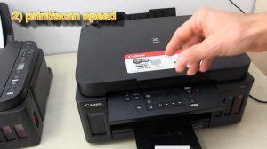 Canon inkjet CISS comparison PIXMA G6040 vs G3411 (1of3) - Specs and Numbers