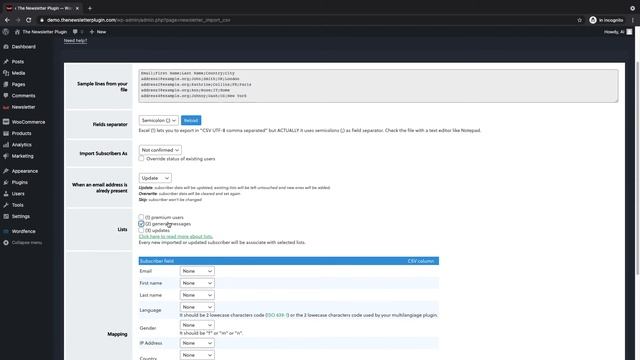 The Newsletter Plugin - Advanced Import смотреть онлайн