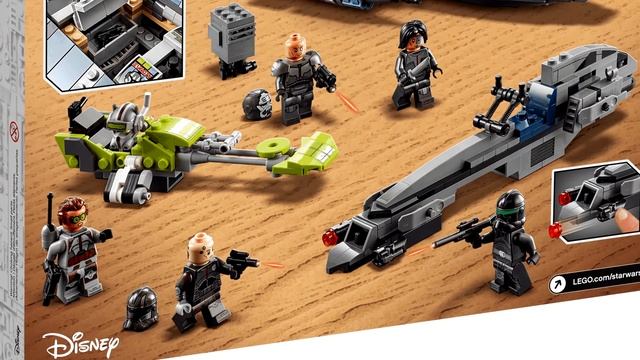 LEGO Star Wars The Bad Batch Shuttle Summer 2021! AMAZING minifigures! смотреть онлайн