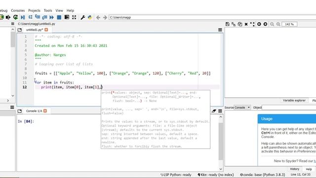 9 - Looping over a list of lists in Python, Presented by Dr N. Miri смотреть онлайн