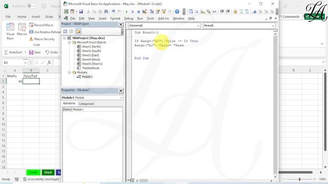 Conditional Statement | If Statement | If Else Statement | VBA Tutorial for Beginners смотреть онлайн