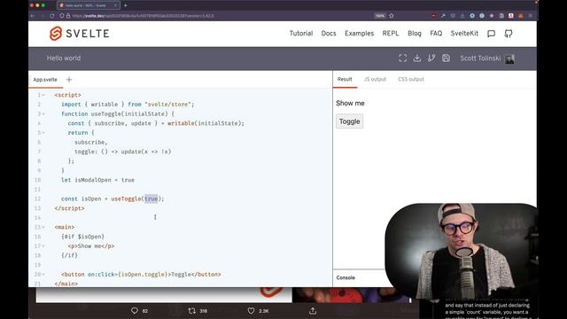 Reactive Variables Svelte vs React - Weekly Svelte смотреть онлайн