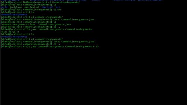 Java Tutorial #2: Using Command Line Arguments смотреть онлайн