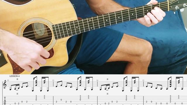 Basic Guitar Tutorials - Wish You Were Here Lesson 2 (Pink Floyd) смотреть онлайн