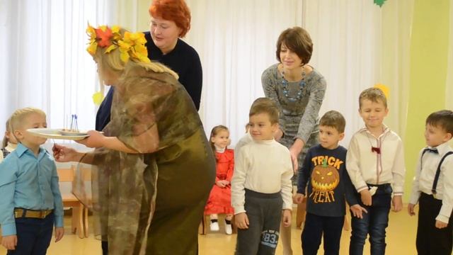 Веселая игра Угадай по вкусу Праздник Осени в детском саду