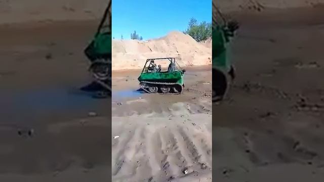 Легкий гусеничный вездеход с двигателем Lifan 17 л/с (ПРОДАЕТСЯ) смотреть онлайн