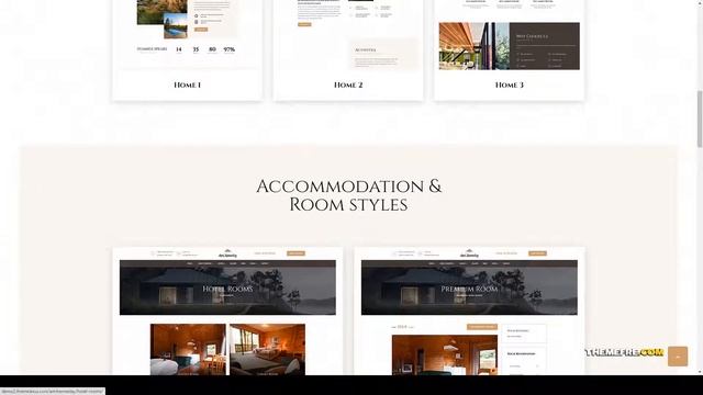 Ami Homestay - Hotel Booking WordPress Theme resort booking accommodation Sana смотреть онлайн