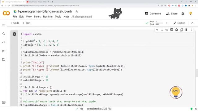 Pembangkit Bilangan Acak Python Google Colab смотреть онлайн