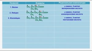 № 167. Органическая химия. Тема 26. Аминокислоты. Часть 3. Незаменимые аминокислоты