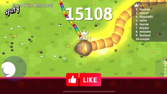 SNAKE.IO ? SPATY WOW ! AMAZING SNAKE EYES ? NEW EVENT: OVER THE RAINBOW, Best Snake.io Gameplay 202 смотреть онлайн