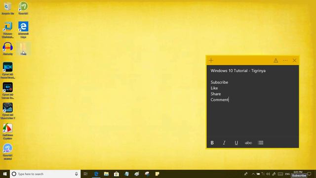 23 Windows 10 ኮምፕዩተር ኮርስ ብትግርኛ How to Delete a File In windows 10 How to Create Desktop Shortc смотреть онлайн