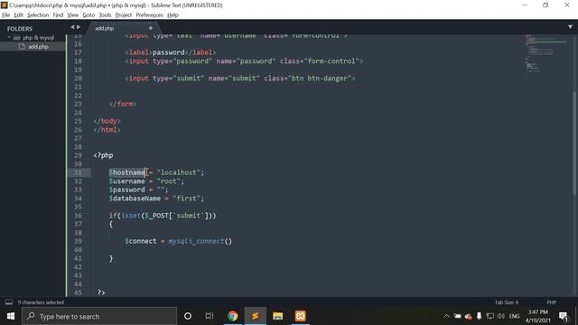 How to insert data in database using PHP and MySQL смотреть онлайн