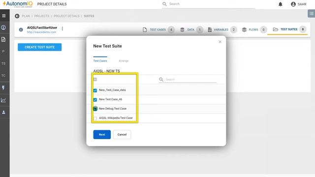 Low code test automation - how to create a test suite in AutonomIQ | Sauce Labs low code testing смотреть онлайн