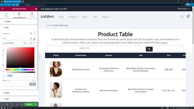 How to add filters to Dynamic Product Table | JetSmartFilters & WooCommerce Plugin смотреть онлайн