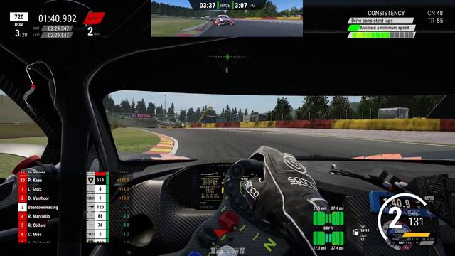 First Look: Assetto Corsa Competizione on PS4 (McLaren 720S @ Spa) смотреть онлайн