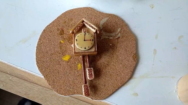 Настенные часы для кукольного домика. смотреть онлайн