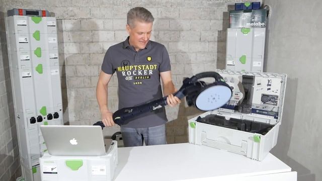 Festool Langhalsschleifer LHS 225 EQ-Plus Unboxing