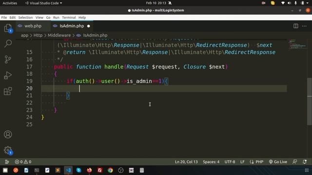 Multi login system using middleware | User Login | Admin Login | Laravel 9 | Learning Points смотреть онлайн