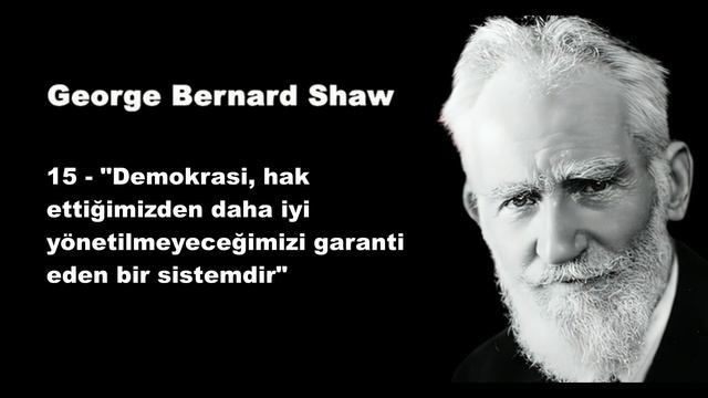 George Bernard Shaw Tarihe İz Bırakan 30 Sözü #gerardbernard #sözler смотреть онлайн