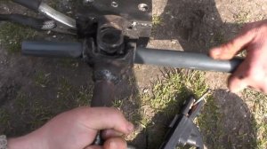 Тормоза и прицепное из крестовины для прицепа на мотоблок Нева