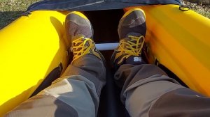 Байдарка ВЕГА Спорт 3 — пяточные и коленные (бедренные) упоры