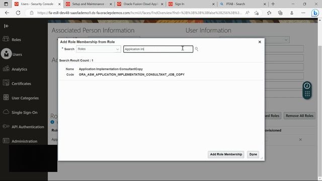 Create an User in Oracle Fusion Cloud || Oracle ERP смотреть онлайн