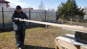 Распил доски вдоль на деревообрабатыващем станке «Мастер - Универсал 2000» !