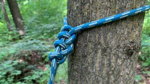 Узлы применяемые в туризме. Как вязать узел Штык, Рыбацкий штык.