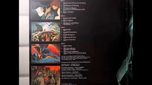 The Lord Of The Ring 1978 Soundtrack 9   Gandalf Remembers