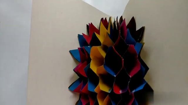 Как сделать настольную объёмную открытку.ПоделкиОтВалерии.Лучшие открытки своими руками)))