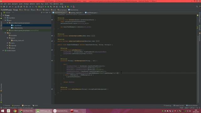 Tutorial Android Studio - Conseguir información de la web: JSON + Librería Picasso смотреть онлайн