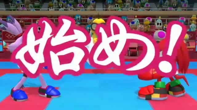 Mario & Sonic at the Olympic Games Tokyo 2020　karate　Blaze vs Knuckles　空手　ブレイズ対ナックルズ смотреть онлайн