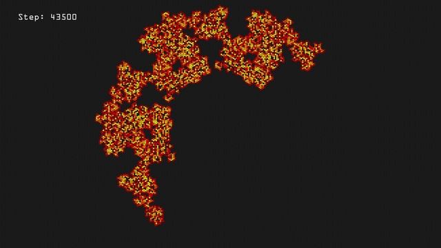 Langton's ant / Hexagonal grid [1080p@60fps] смотреть онлайн