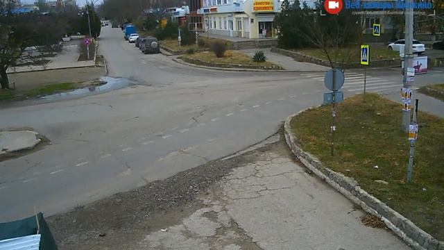 Перекрёсток в Щёлкино, 29.11.2016 - time-lapse с камеры 2 смотреть онлайн