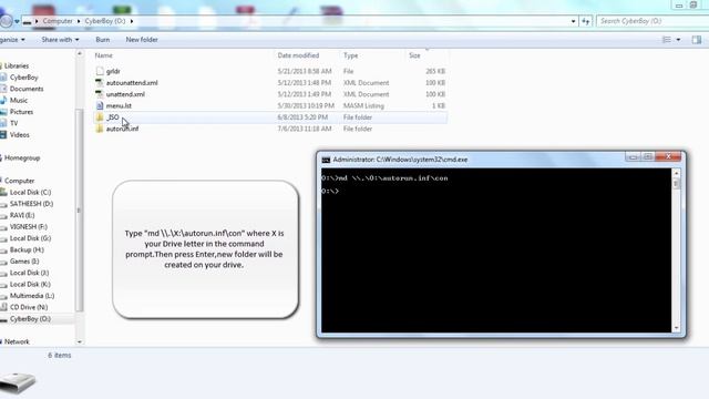 How to protect/prevent your Pendrive or Memory card form autorun.inf virus? смотреть онлайн