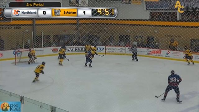 12/02/17 Adrian College Men's NCAA Hockey vs. Northland смотреть онлайн