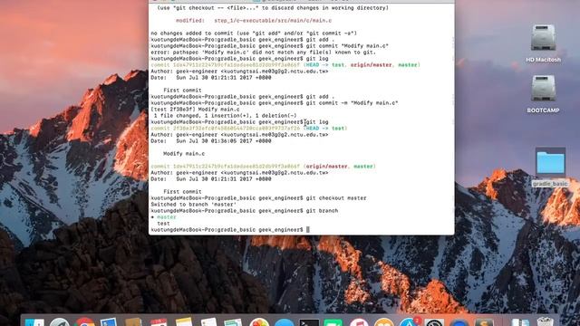 Git tutorial 1: create, branch, merge смотреть онлайн