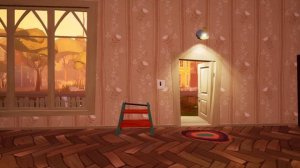 Привет сосед 3 акт как  открыть  картину!!!!!!