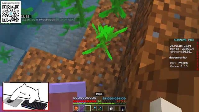 ESPECIAL halloween ? jogando MINECRAFT com os inscritos ao vivo. presentes pra todos смотреть онлайн