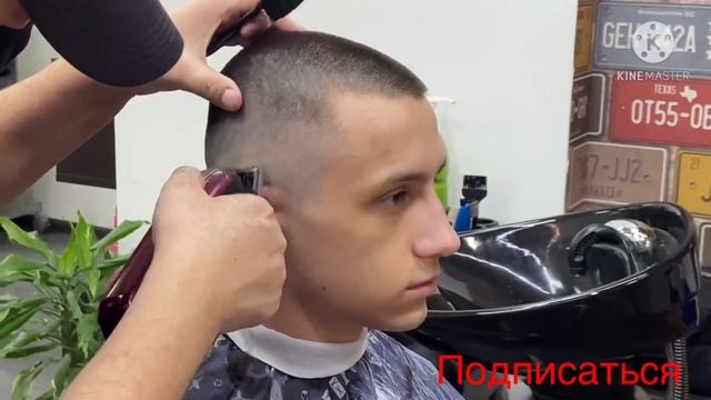 FLAWLESS Pompadour Mid-Drop FADE - Barber Tutorial стрижка под насадка смотреть онлайн