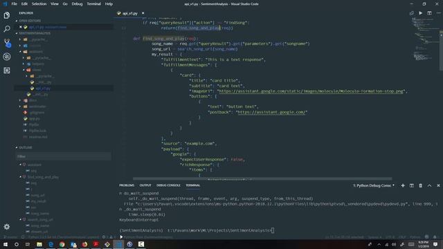 How to handle Dialogflow Webhooks for Rich Responses смотреть онлайн