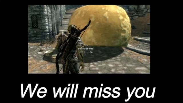 FUNNY MOMENTS | BIGGEST CHEESE-WHEEL EVER!! | Skyrim смотреть онлайн