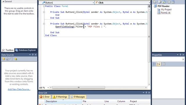 PDF Reader in VB смотреть онлайн