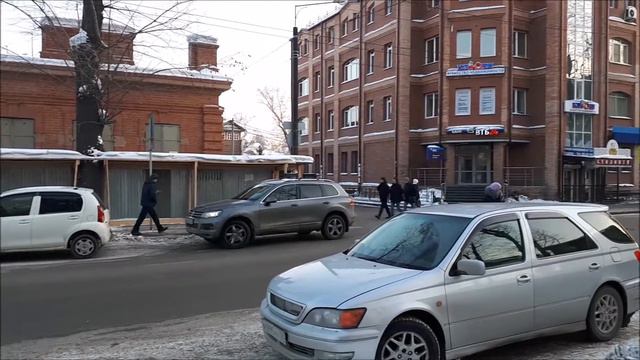 Погода каждый день Иркутск, Irkutsk, 19.02.2018. ул. Дзержинского смотреть онлайн